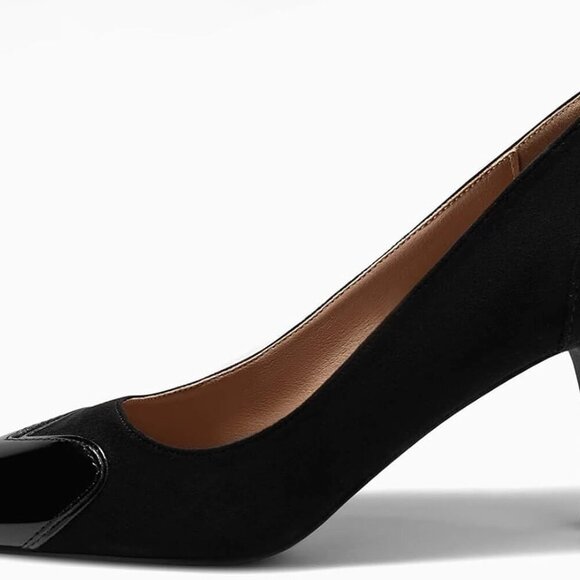 Women's Synthetic Pointed Toe Pumps 3-Inch Stiletto High Heels Dress Shoes - Picture 4 of 6